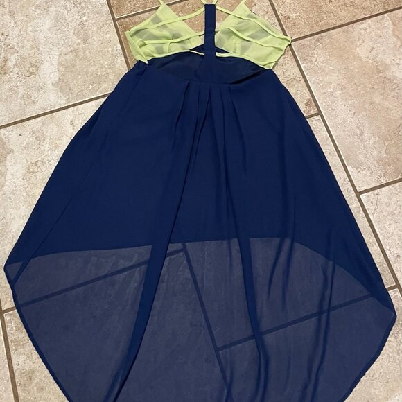 Esley Strappy Hi Low Dress Beige Sm - Picture 5 of 6